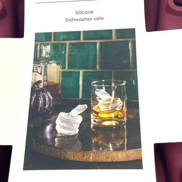 Halloween Snakes Silicone Ice Cube Tray Red - Threshold™Snake Ice Mold - Picture 5 of 8